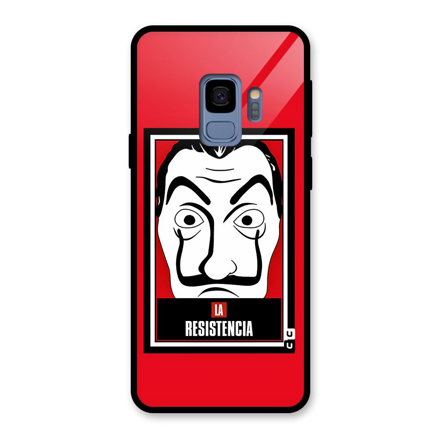 La Resistencia Minimalist Glass Back Case for Galaxy S9