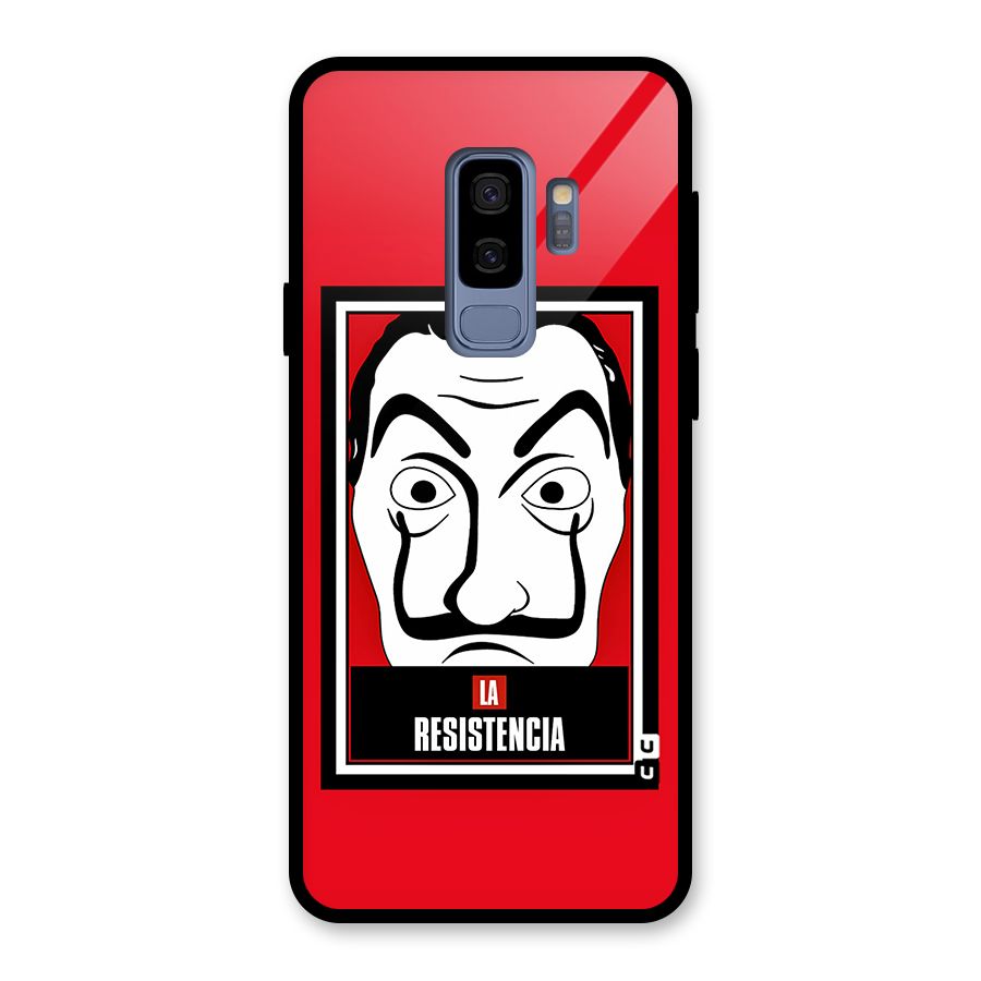 La Resistencia Minimalist Glass Back Case for Galaxy S9 Plus