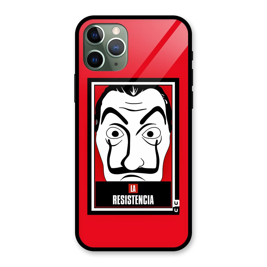 La Resistencia Minimalist Glass Back Case for iPhone 11 Pro