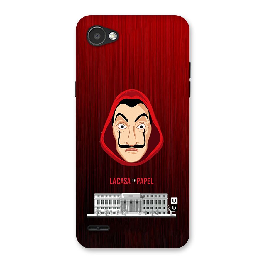 Lacasa Papel Minimalist Back Case for LG Q6
