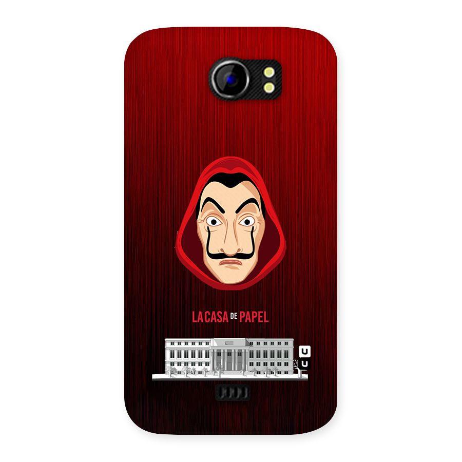 Lacasa Papel Minimalist Back Case for Micromax Canvas 2 A110