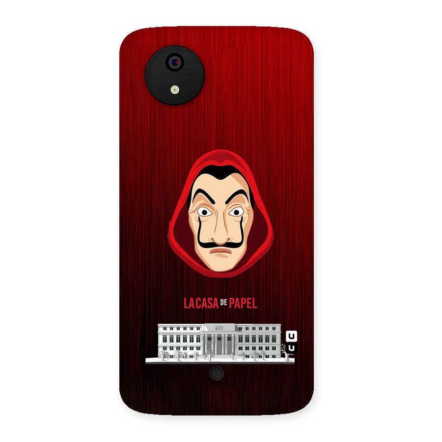 Lacasa Papel Minimalist Back Case for Micromax Canvas A1
