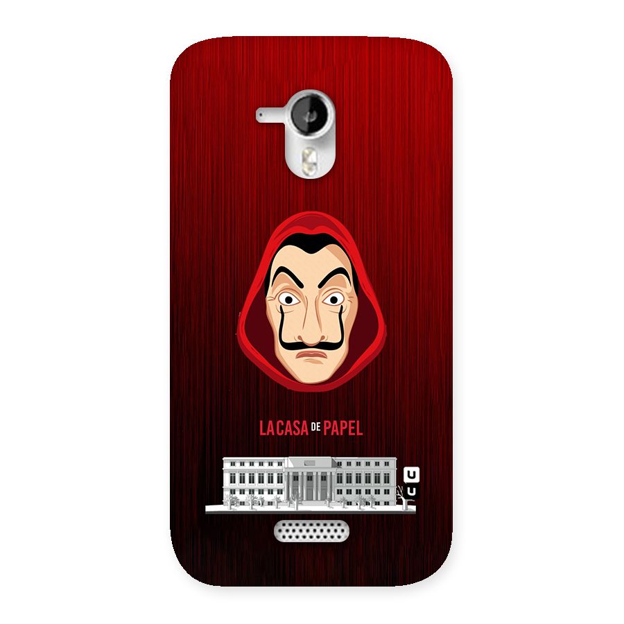 Lacasa Papel Minimalist Back Case for Micromax Canvas HD A116