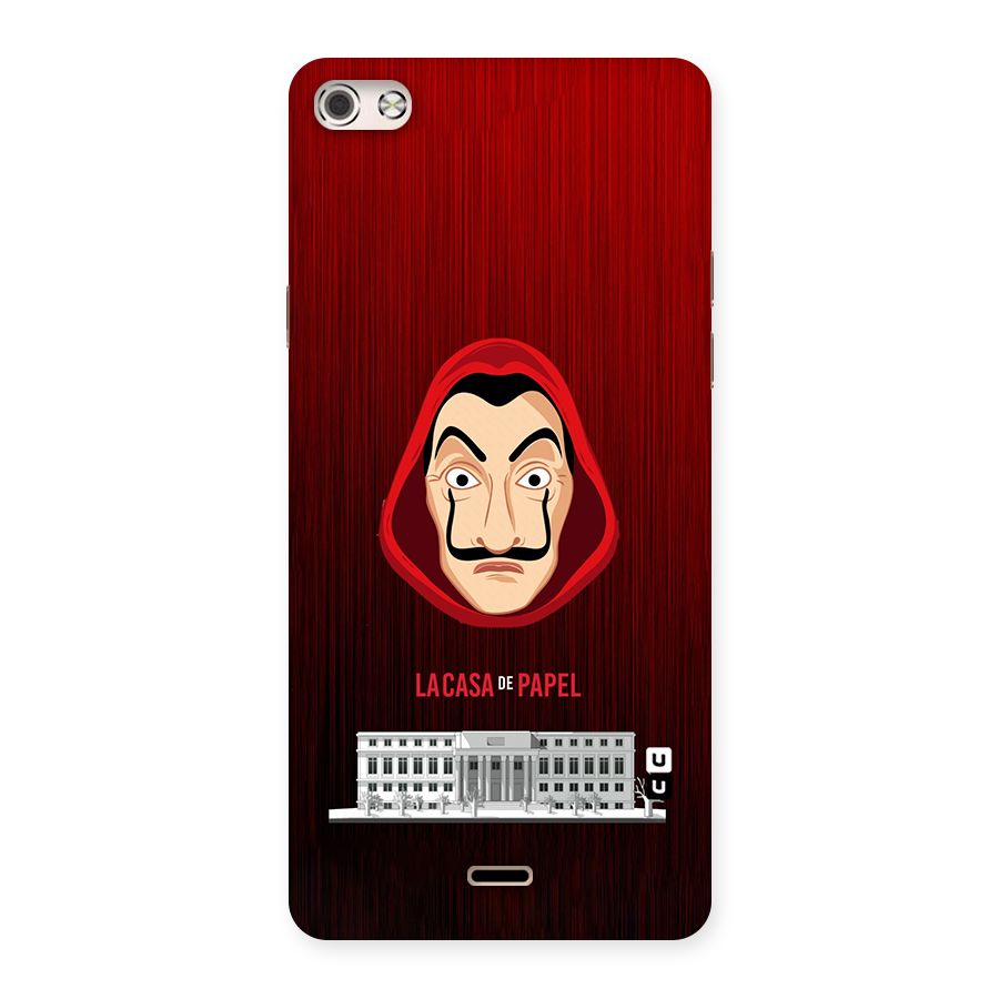 Lacasa Papel Minimalist Back Case for Micromax Canvas Silver 5