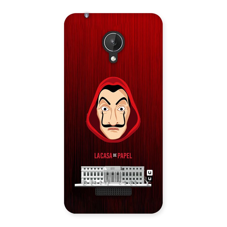 Lacasa Papel Minimalist Back Case for Micromax Canvas Spark Q380
