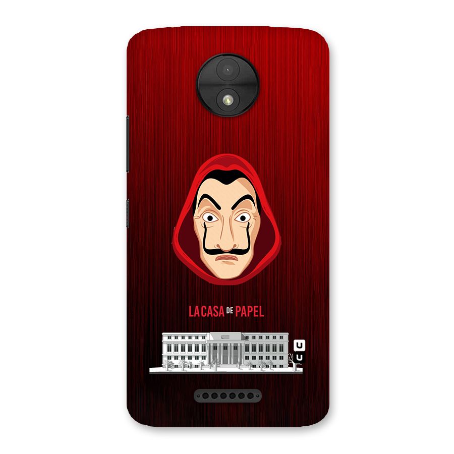 Lacasa Papel Minimalist Back Case for Moto C
