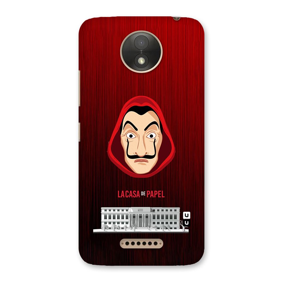 Lacasa Papel Minimalist Back Case for Moto C Plus