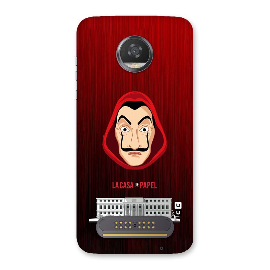 Lacasa Papel Minimalist Back Case for Moto Z2 Play