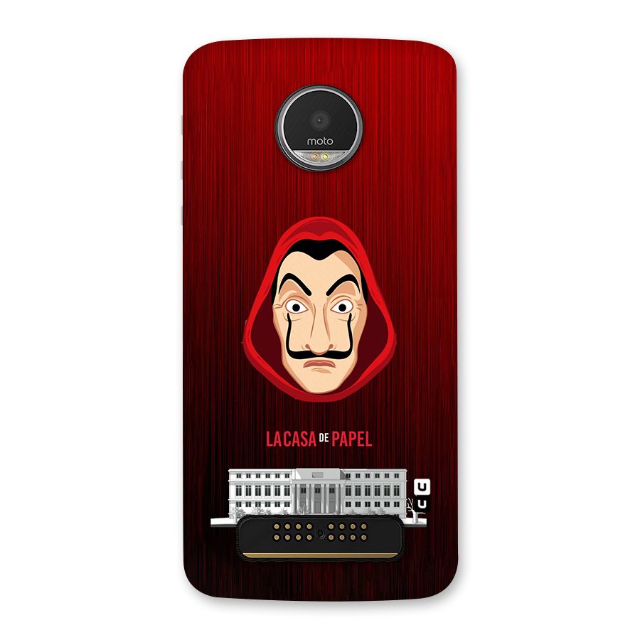 Lacasa Papel Minimalist Back Case for Moto Z Play