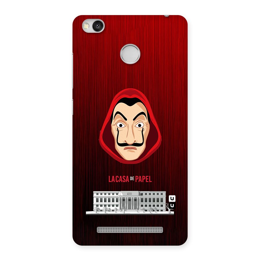 Lacasa Papel Minimalist Back Case for Redmi 3S Prime