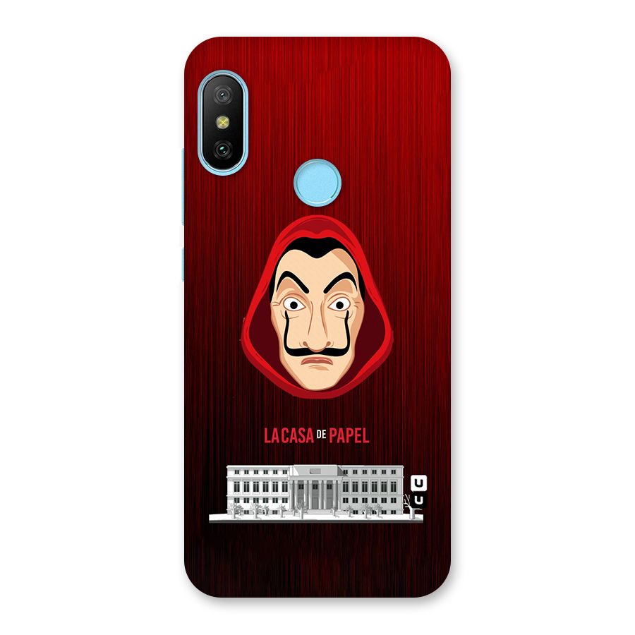 Lacasa Papel Minimalist Back Case for Redmi 6 Pro