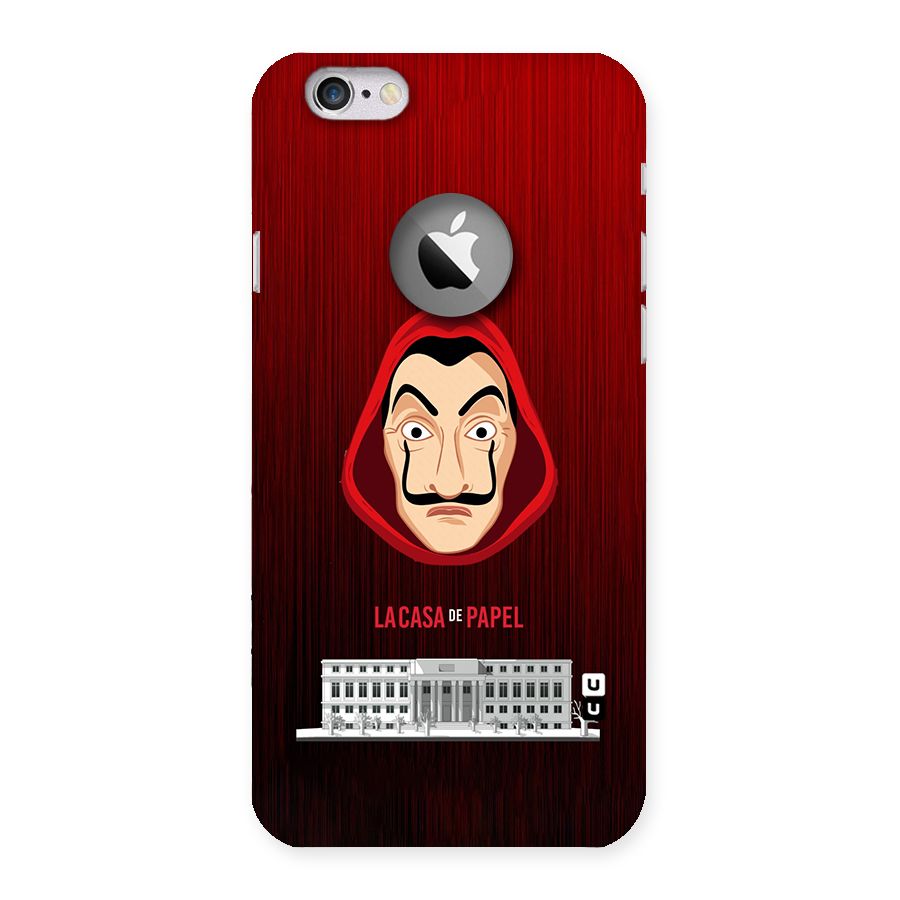 Lacasa Papel Minimalist Back Case for iPhone 6 Logo Cut