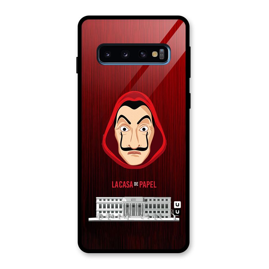 Lacasa Papel Minimalist Glass Back Case for Galaxy S10