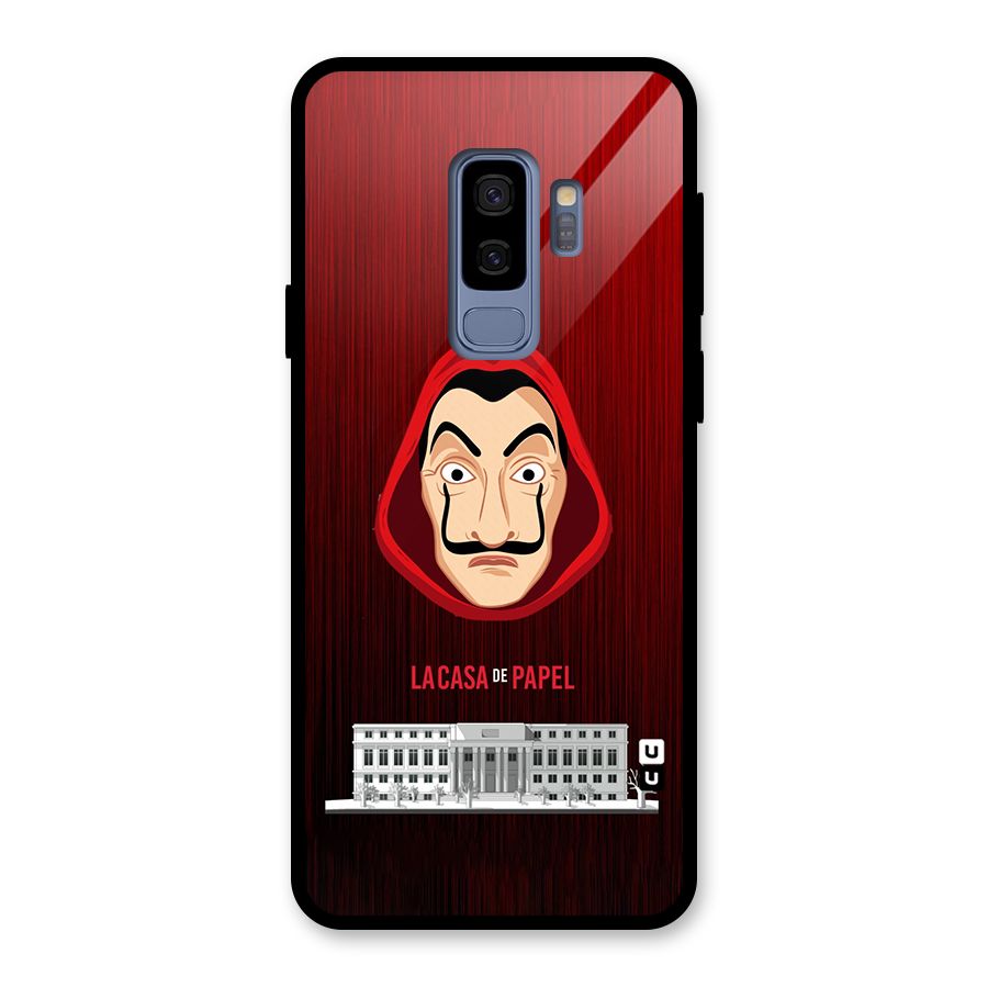 Lacasa Papel Minimalist Glass Back Case for Galaxy S9 Plus