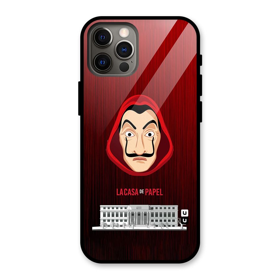 Lacasa Papel Minimalist Glass Back Case for iPhone 12 Pro