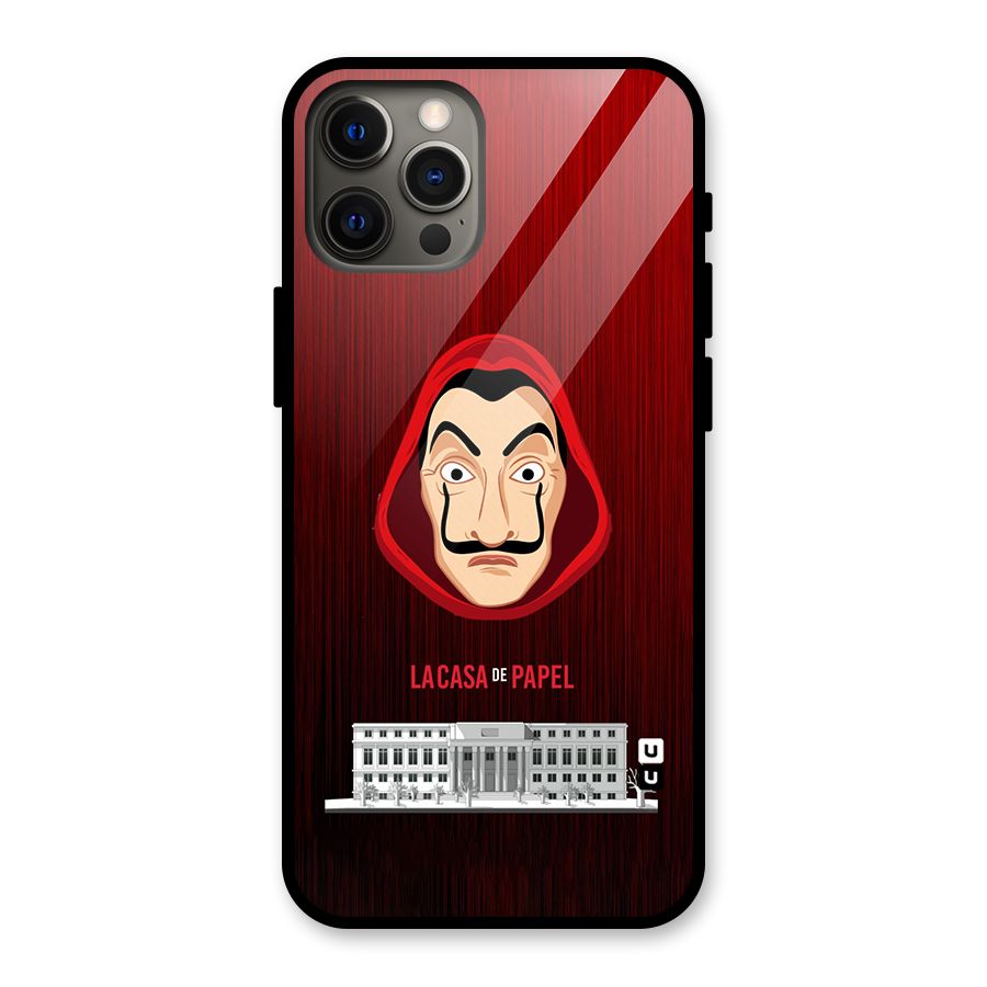 Lacasa Papel Minimalist Glass Back Case for iPhone 12 Pro Max