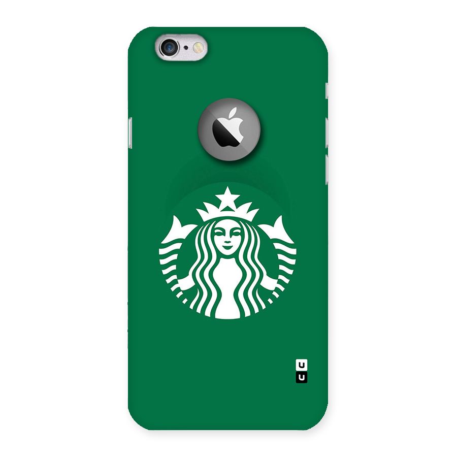 Lady StarBucks Back Case for iPhone 6 Logo Cut