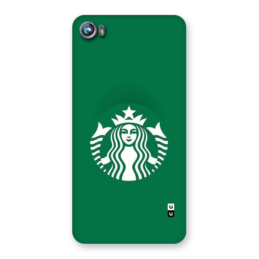 Lady StarBucks Back Case for Canvas Fire 4 (A107)