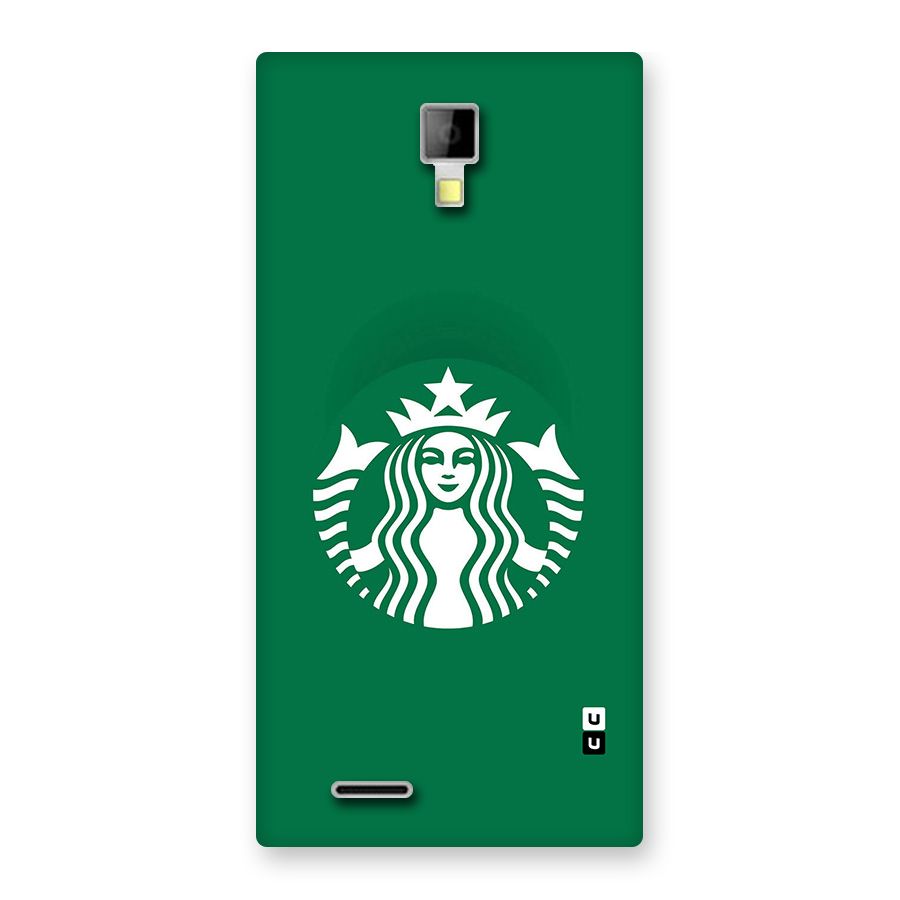 Lady StarBucks Back Case for Canvas Xpress A99