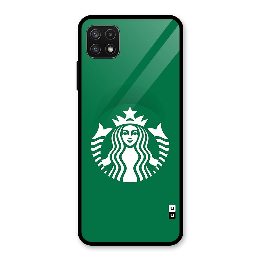 Lady StarBucks Glass Back Case for Galaxy A22 5G