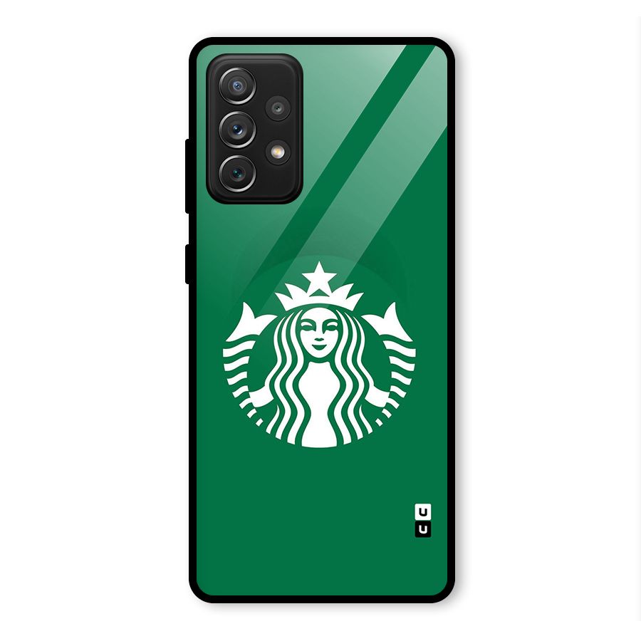 Lady StarBucks Glass Back Case for Galaxy A72