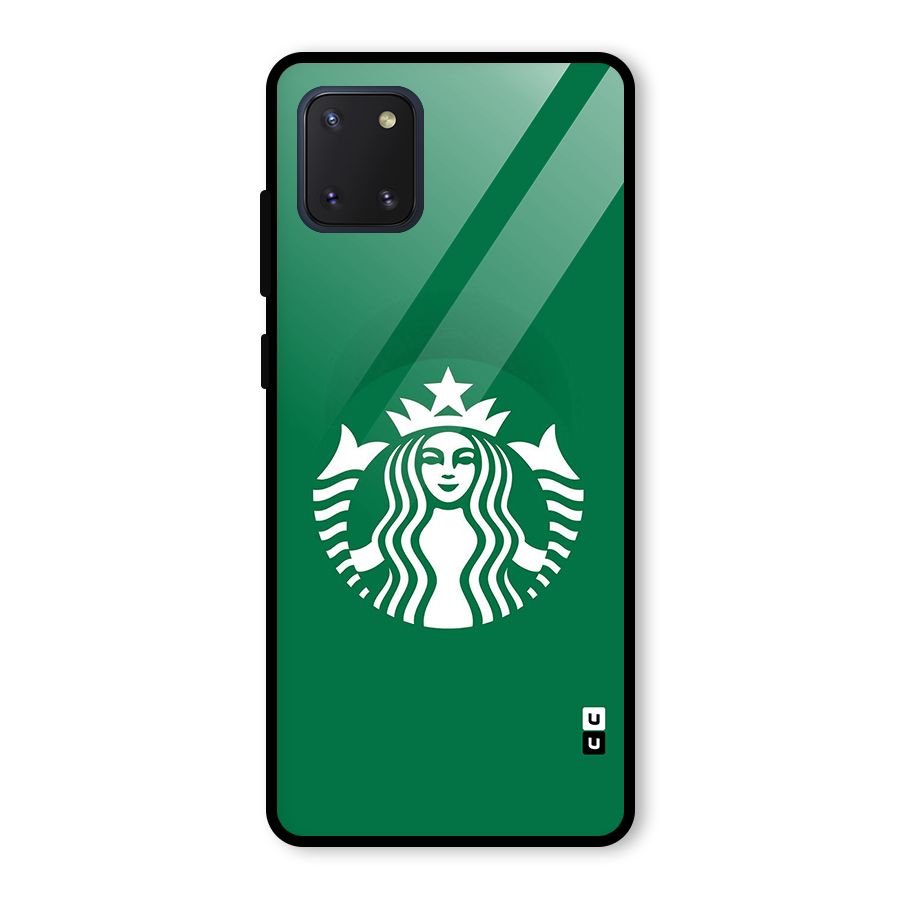 Lady StarBucks Glass Back Case for Galaxy Note 10 Lite