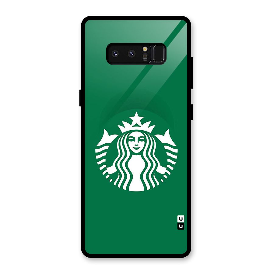 Lady StarBucks Glass Back Case for Galaxy Note 8