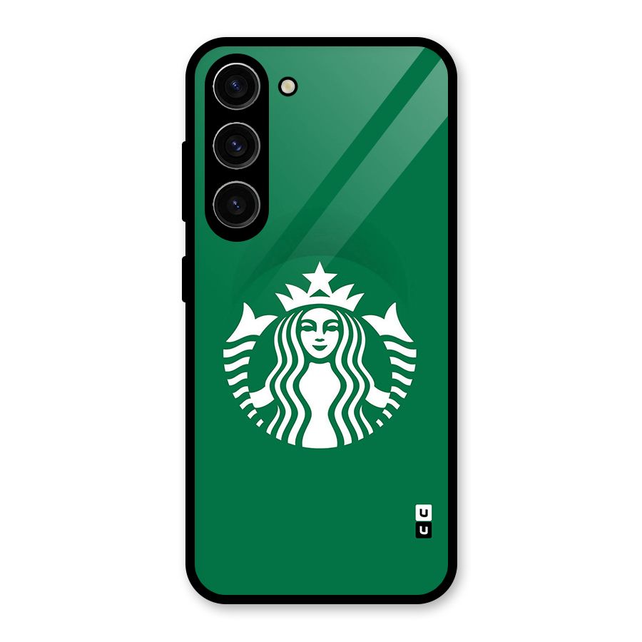 Lady StarBucks Glass Back Case for Galaxy S23