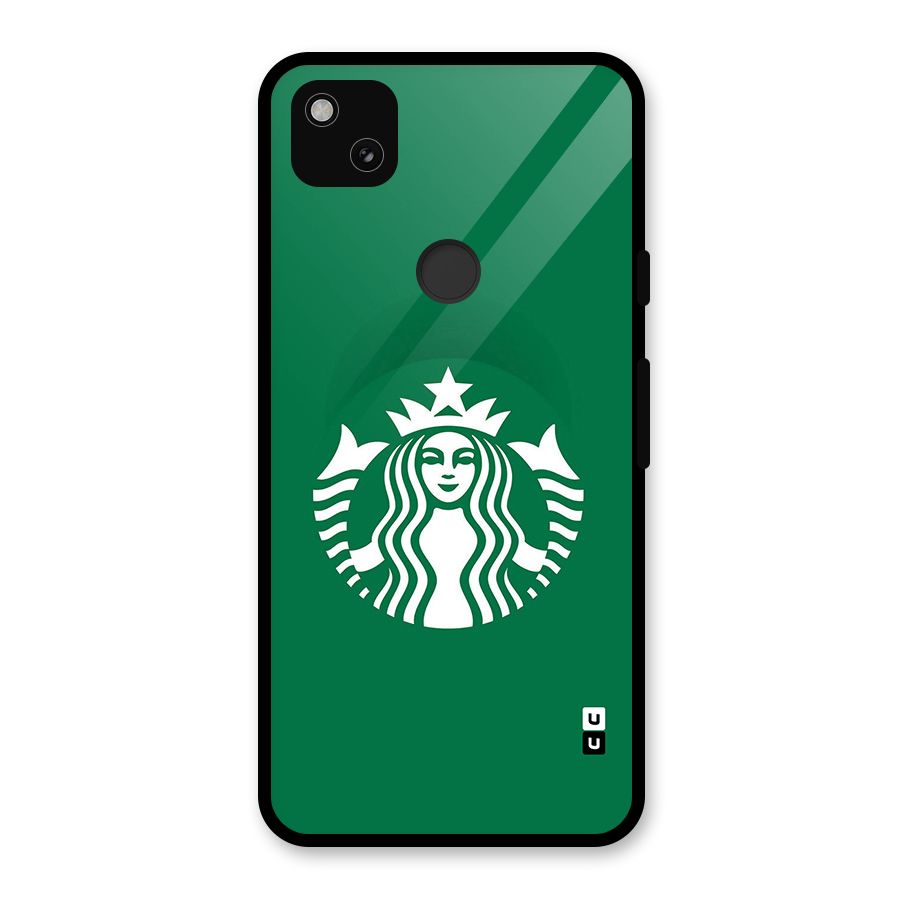 Lady StarBucks Glass Back Case for Google Pixel 4a
