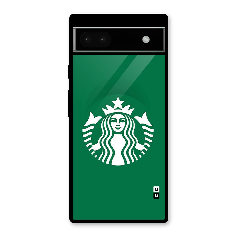 Lady StarBucks Glass Back Case for Google Pixel 6a