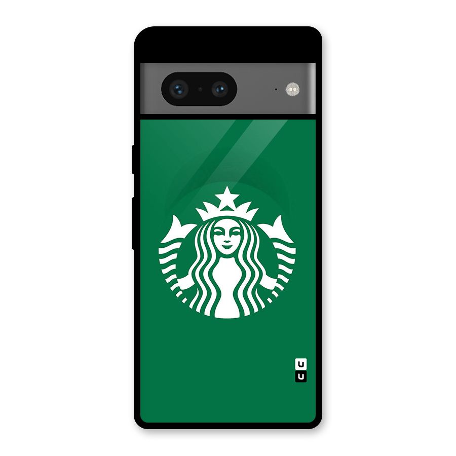 Lady StarBucks Glass Back Case for Google Pixel 7