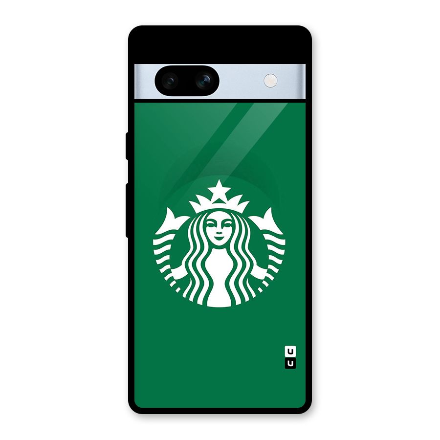 Lady StarBucks Glass Back Case for Google Pixel 7a