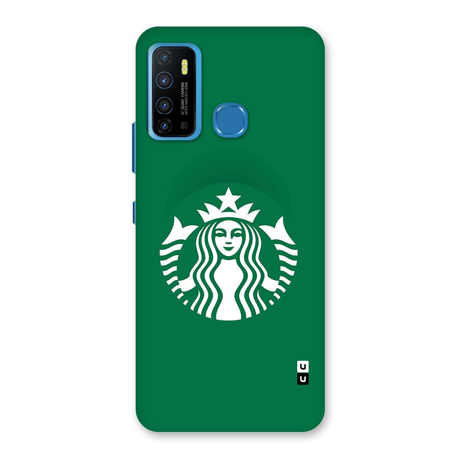 Lady StarBucks Back Case for Infinix Hot 9