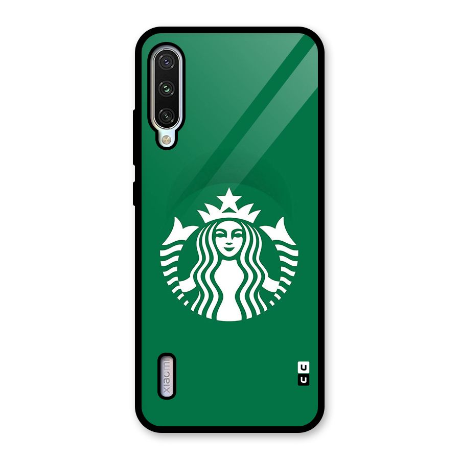 Lady StarBucks Glass Back Case for Mi A3