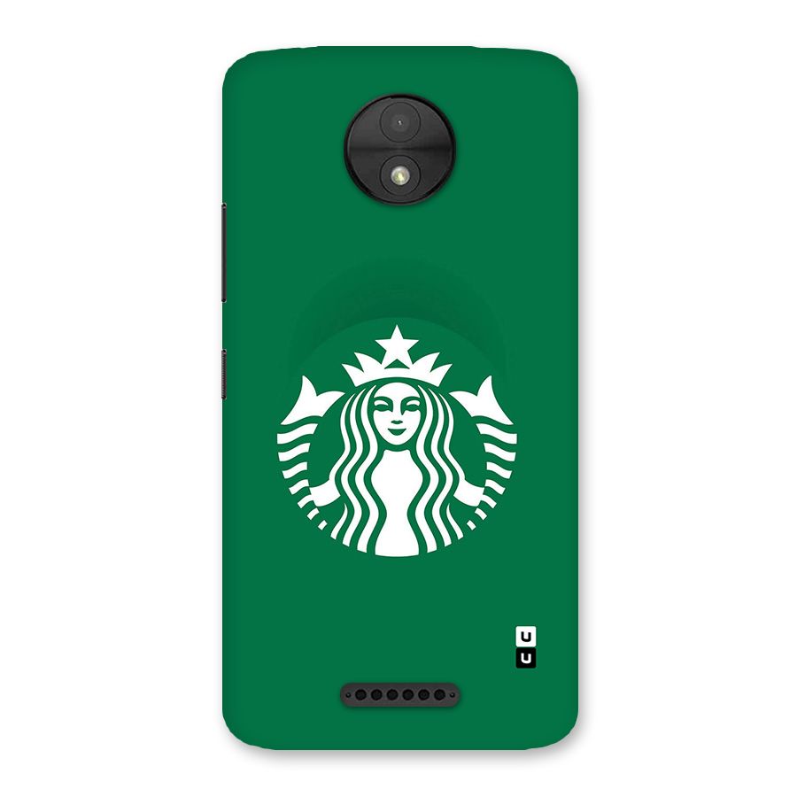 Lady StarBucks Back Case for Moto C
