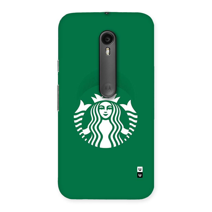 Lady StarBucks Back Case for Moto G3
