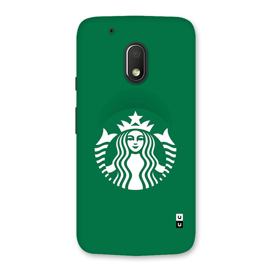 Lady StarBucks Back Case for Moto G4 Play
