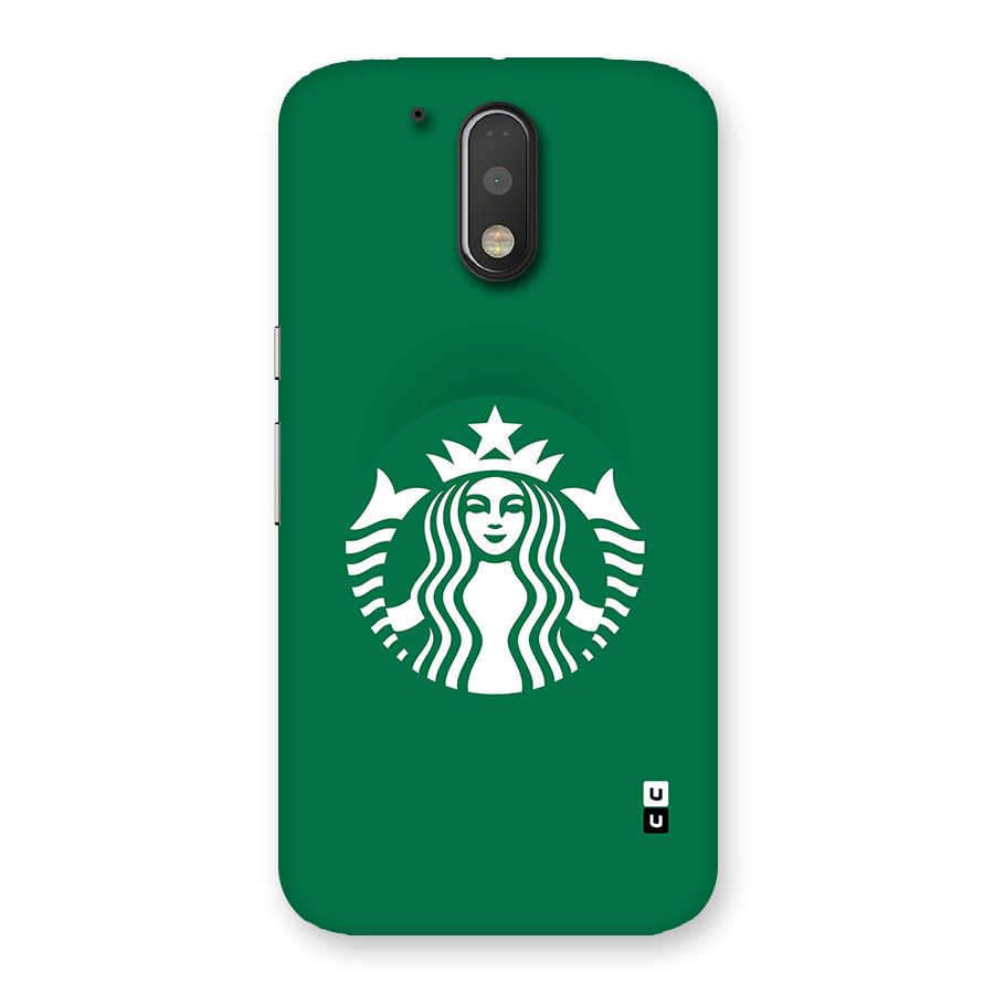 Lady StarBucks Back Case for Moto G4 Plus
