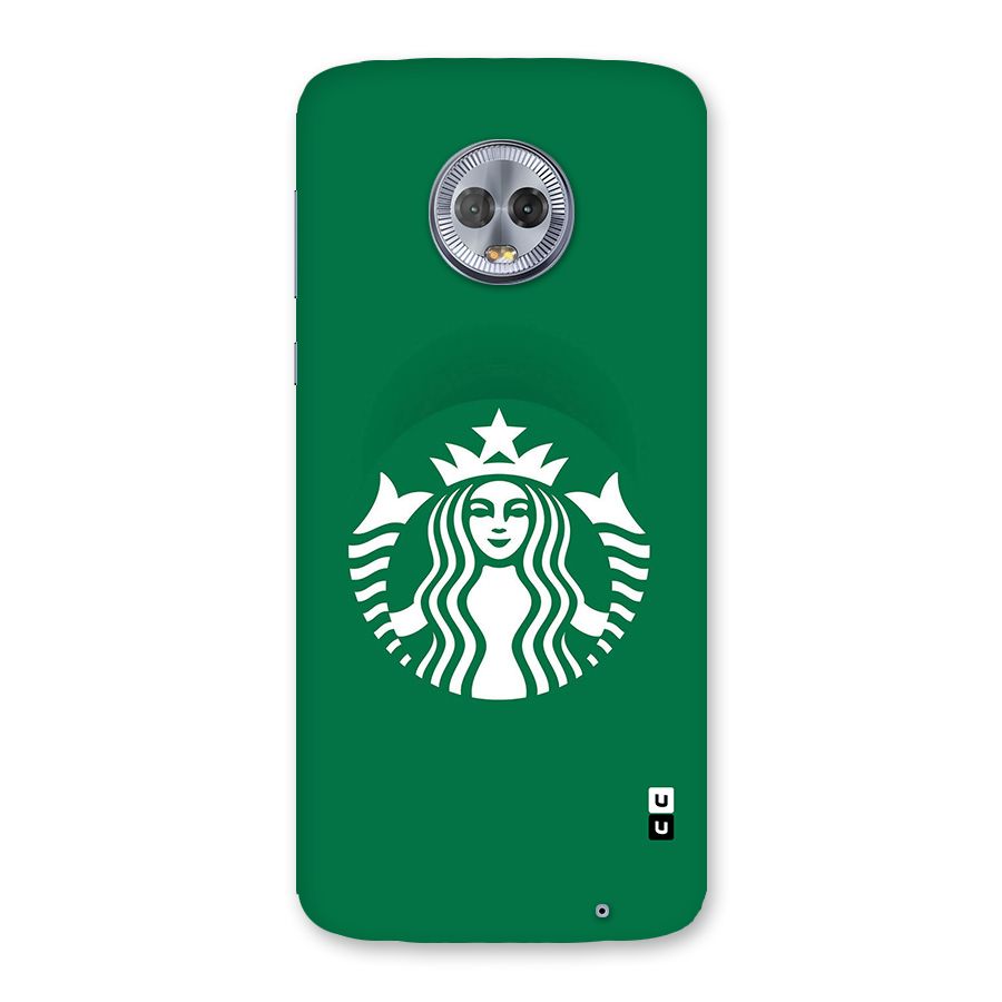 Lady StarBucks Back Case for Moto G6 Plus