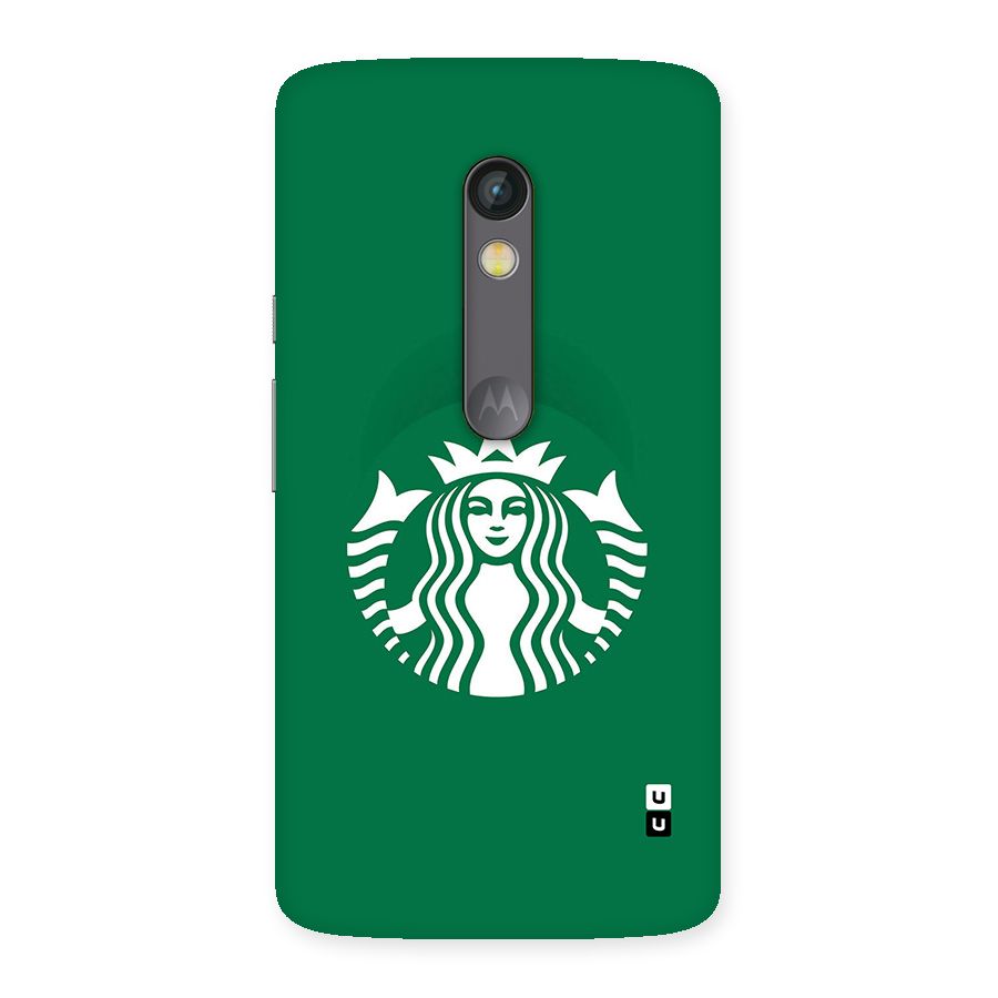 Lady StarBucks Back Case for Moto X Play