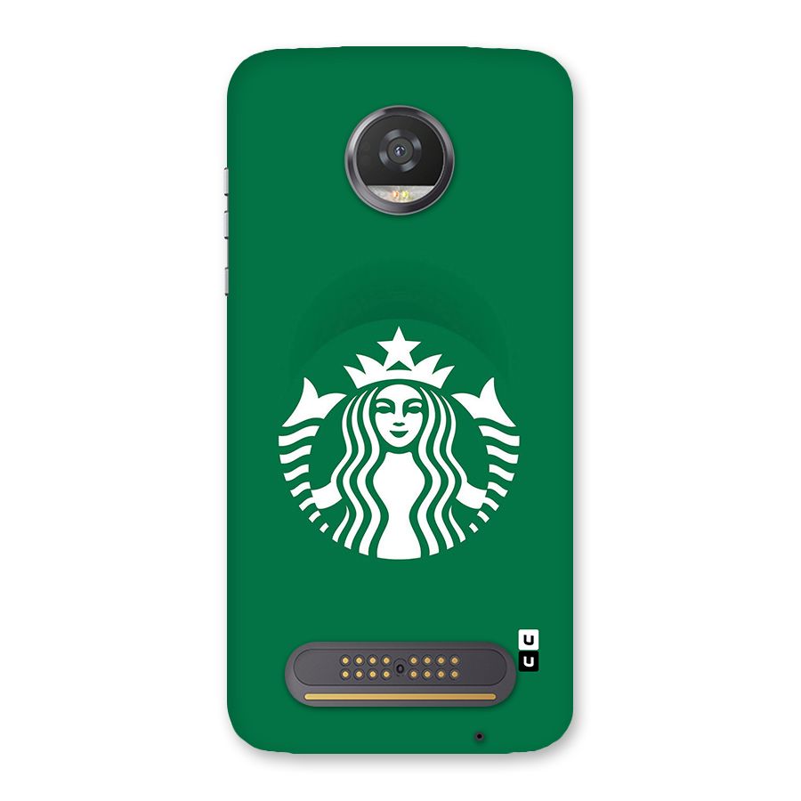 Lady StarBucks Back Case for Moto Z2 Play