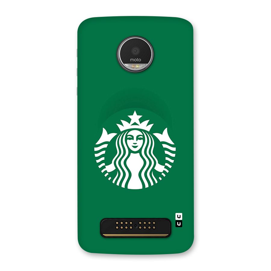 Lady StarBucks Back Case for Moto Z Play