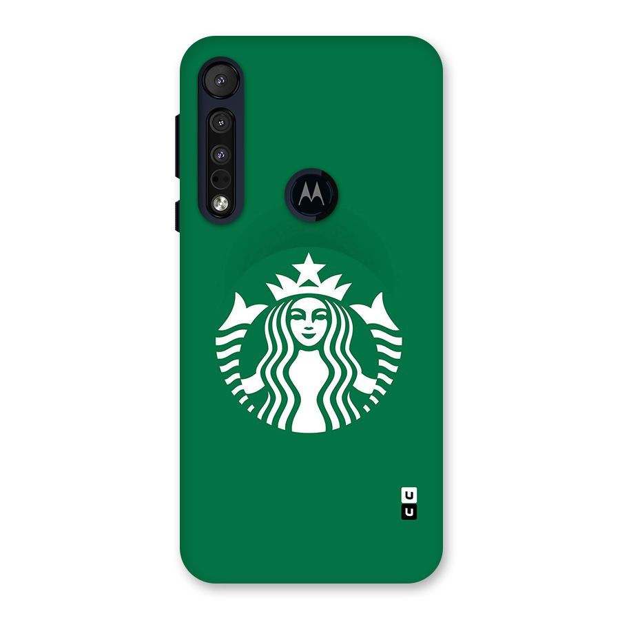 Lady StarBucks Back Case for Motorola One Macro