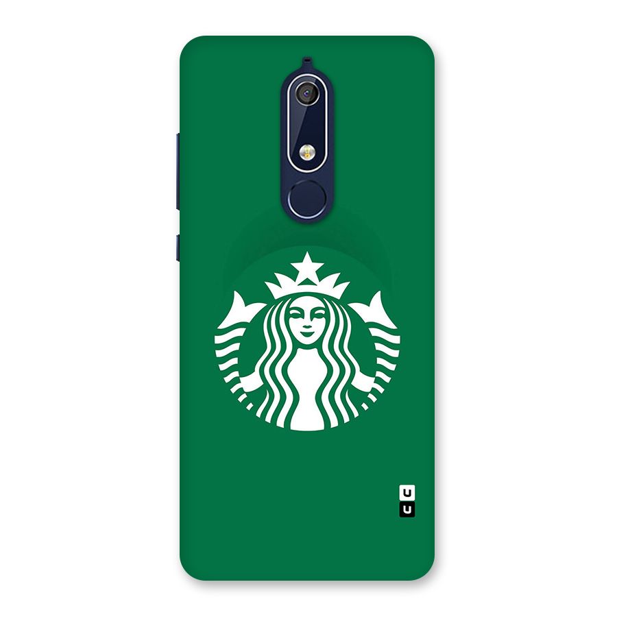 Lady StarBucks Back Case for Nokia 5.1