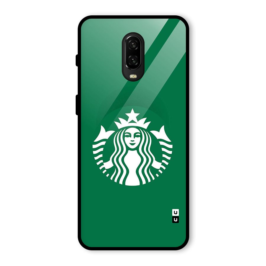 Lady StarBucks Glass Back Case for OnePlus 6T