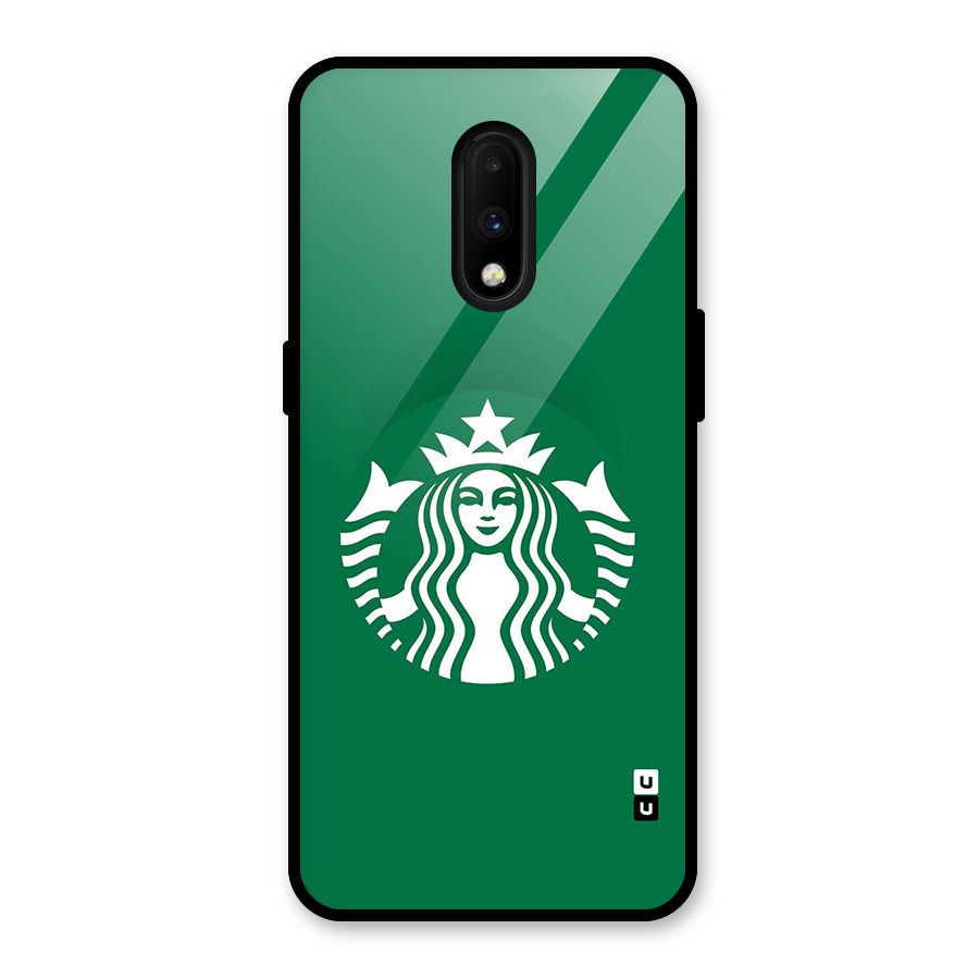 Lady StarBucks Glass Back Case for OnePlus 7
