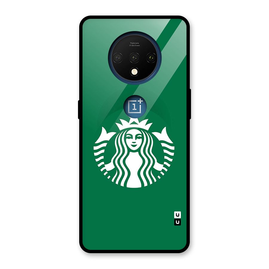 Lady StarBucks Glass Back Case for OnePlus 7T