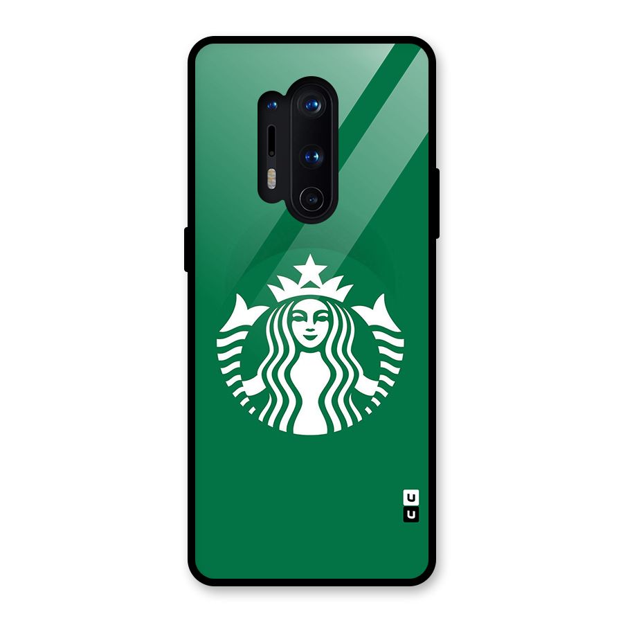 Lady StarBucks Glass Back Case for OnePlus 8 Pro