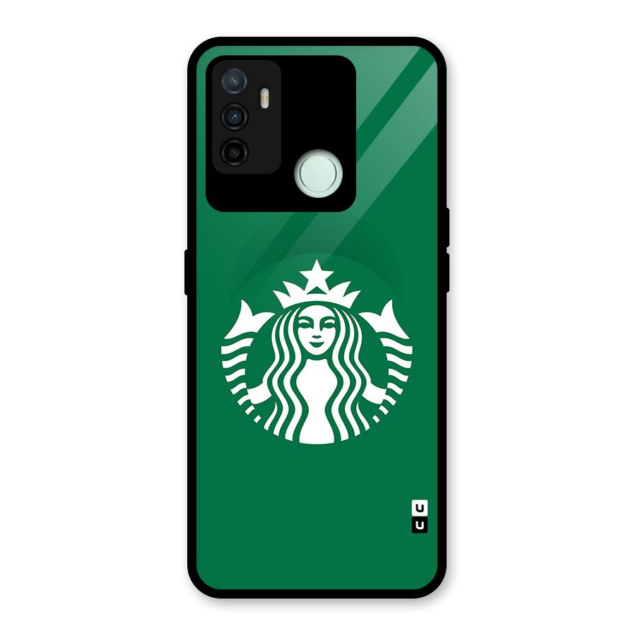 Lady StarBucks Glass Back Case for Oppo A53
