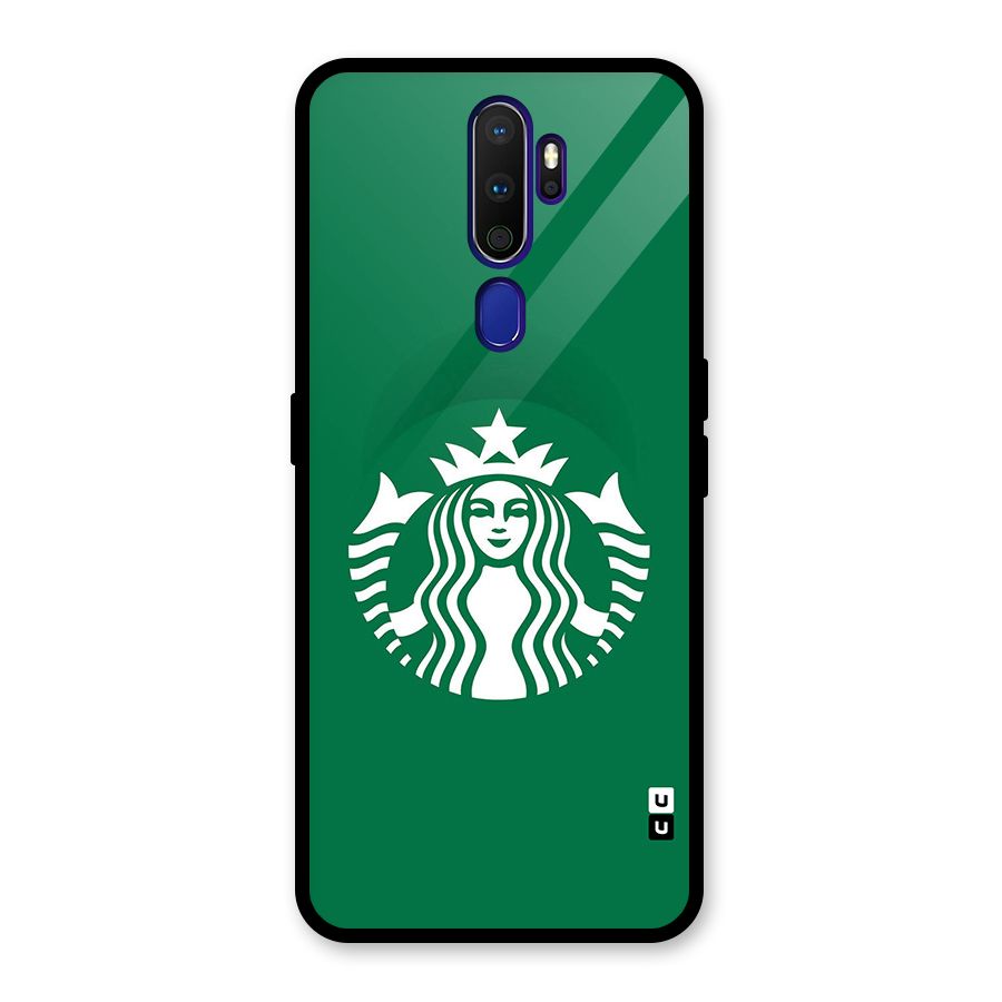 Lady StarBucks Glass Back Case for Oppo A9 (2020)